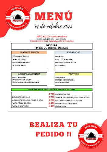 Macnolo Comida Casera