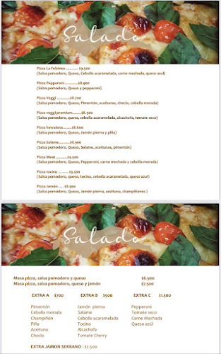 Cafetería La Felsinea, Pasteleria-comidas preparadas- Pizzeria