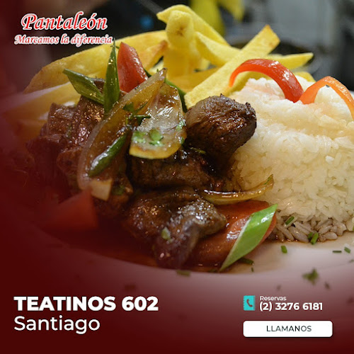 Restaurante Peruano Pantaleón (Teatinos) - Santiago