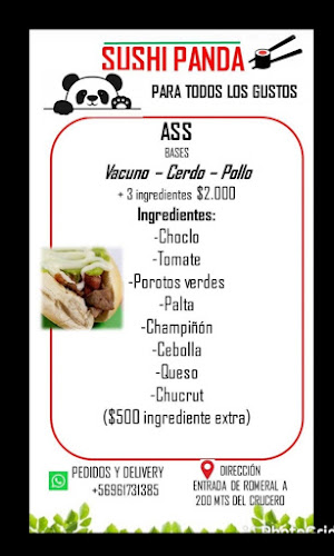 SUSHI PANDA - Gastronomía y hostelería