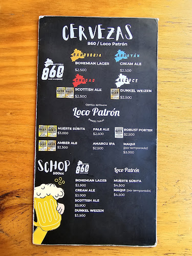 Cerveza 860 - Restaurante y Barra Cervecera - Totoral
