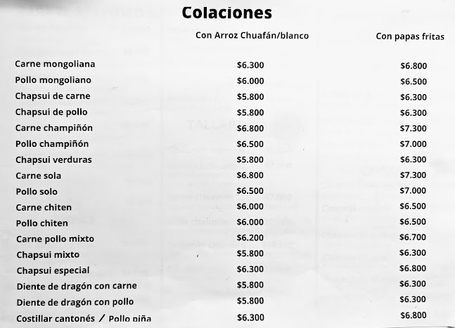 Comida China Restaurante Yang [楊] Phone number