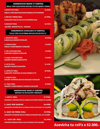 Opinii despre Crisbel Sushi & Restobar în Talcahuano - Gastronomía y hostelería