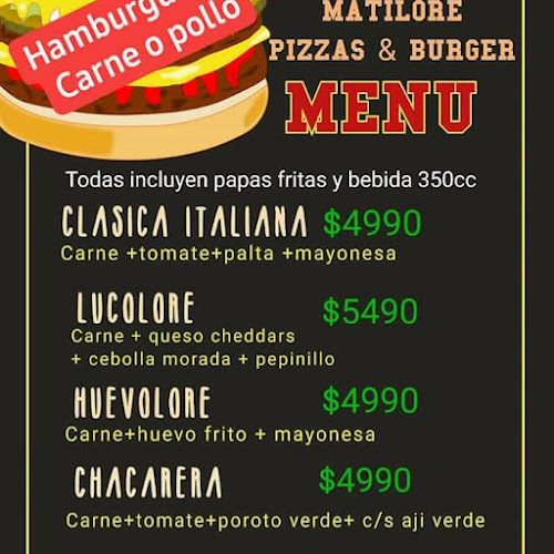 Pizzas & Burger Matilore