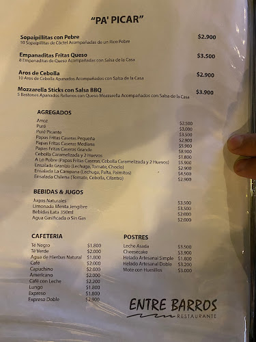 ENTRE BARROS Restaurante - Gastronomía y hostelería