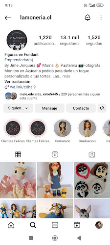 Opinii despre La Moneria Figuras en Fondant în Las Condes - Gastronomía y hostelería