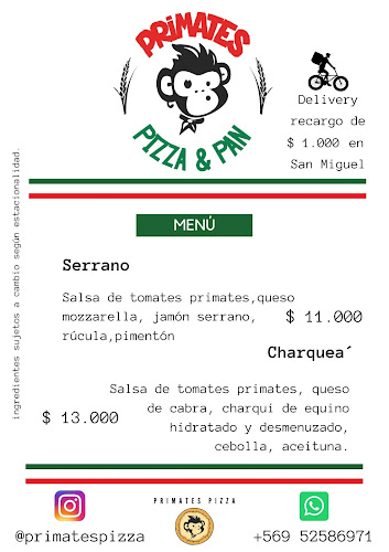 Opinii despre Primates pizza în Puente Alto - Gastronomía y hostelería