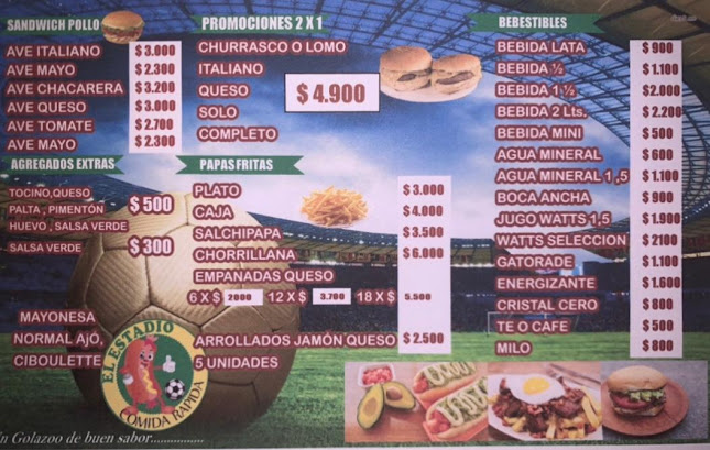 El Estadio - Gastronomía y hostelería