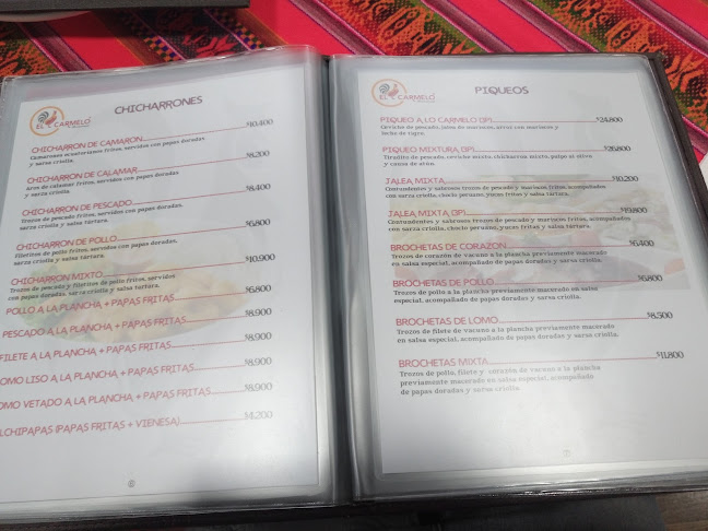 Restaurant EL CARMELO - Gastronomía y hostelería