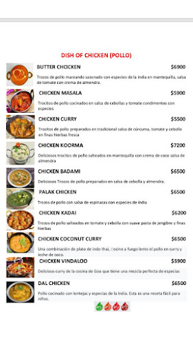 namaste india comida hindu