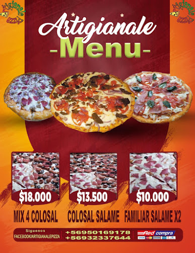 Artigianale pizza Open Times