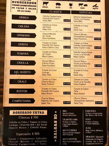 Reviews of Burgerdog in Providencia - Gastronomía y hostelería