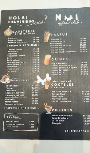 NUI coffeeclub - Gastronomía y hostelería