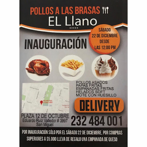 Pollo a las brasas El Llano