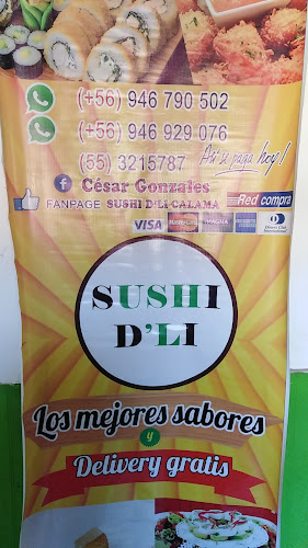 Sushi D'li Cesar gonzales - Calama
