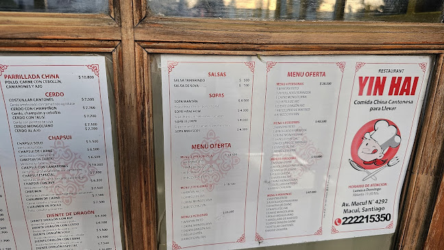 Restaurant YIN HAI - Macul