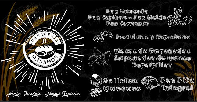 Masamor: Panadería, masas para empanadas