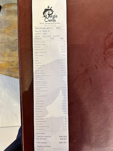 Opinii despre La Previa Criolla în Lo Prado - Gastronomía y hostelería