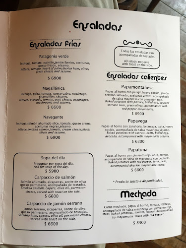 Opinii despre TAPIZ în Punta Arenas - Gastronomía y hostelería