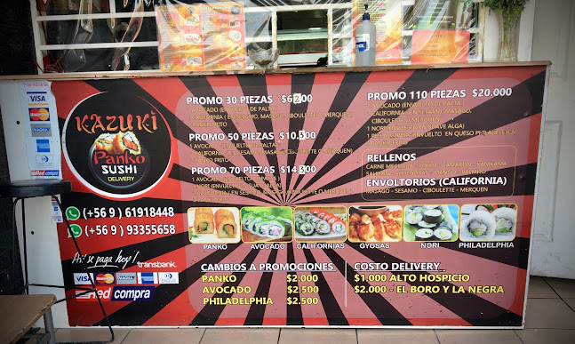 Opinii despre Kazuki Panko Sushi în Alto Hospicio - Gastronomía y hostelería
