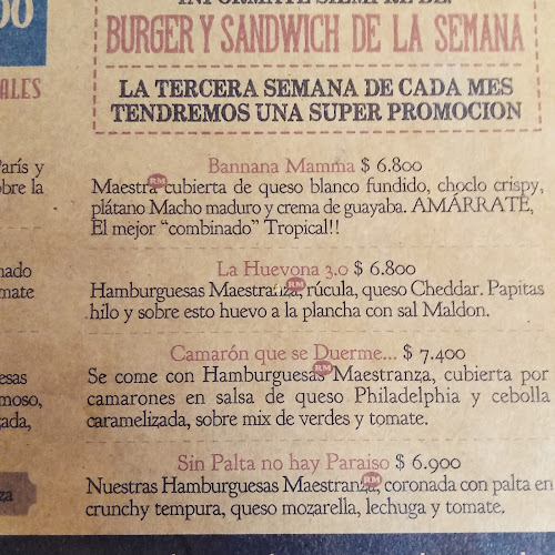 Comments and reviews of La Maestranza Sandwich & Burger Bar