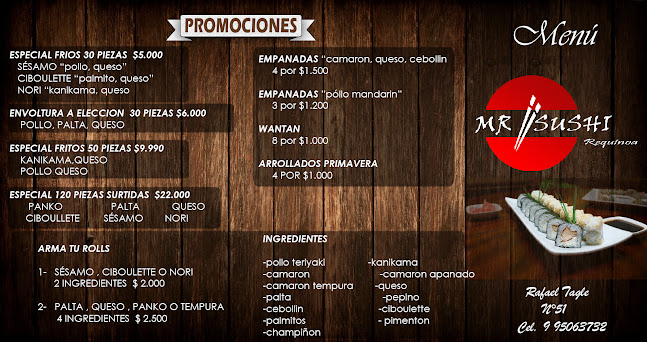 Opinii despre Mr Sushi Requinoa în Requinoa - Gastronomía y hostelería