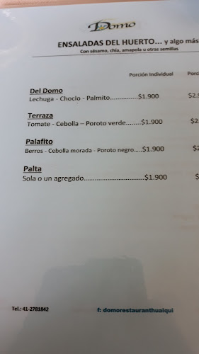 Domo Restaurant, Hualqui - Gastronomía y hostelería