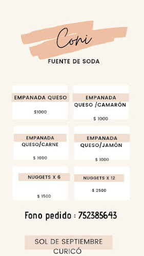 Fuente de soda coni