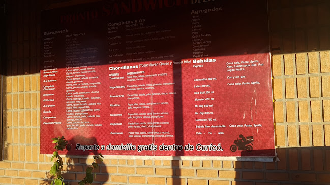 Pronto sandwich delivery