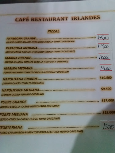 Comments and reviews of Restaurant Café Irlandes