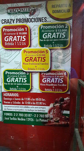Crazy Pizza La Pintana - Gastronomía y hostelería