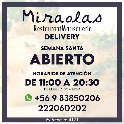 Restaurant Miraolas - Santiago