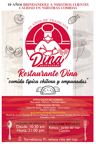 Opinii despre Restaurant Dina în Viña del Mar - Gastronomía y hostelería