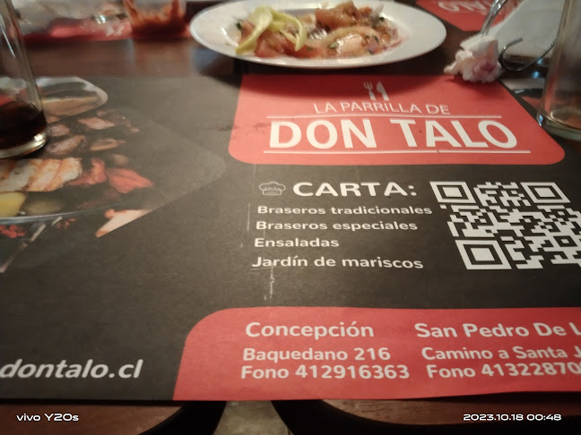 Reviews of La Parrilla de Don Talo in Concepción - Gastronomía y hostelería