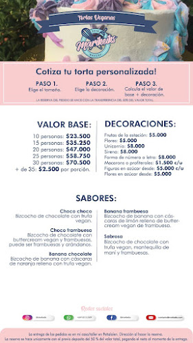 Marikeiks cupcakes & cakes - Santiago