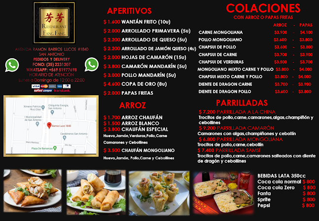 Opinii despre Restaurant Fang Fang în Valparaíso - Gastronomía y hostelería