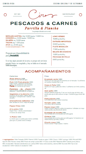 Reviews of Ciro's Bar Isidora in Las Condes - Gastronomía y hostelería