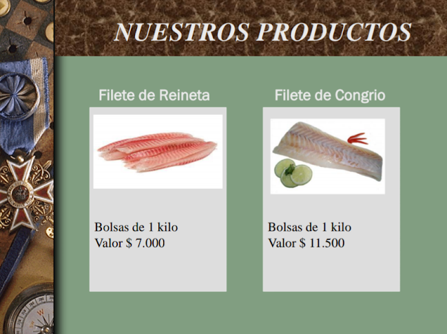 Comentarii opinii despre Margaritas productos mar y tierra