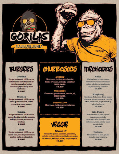 Opinii despre Gorilas în Viña del Mar - Gastronomía y hostelería