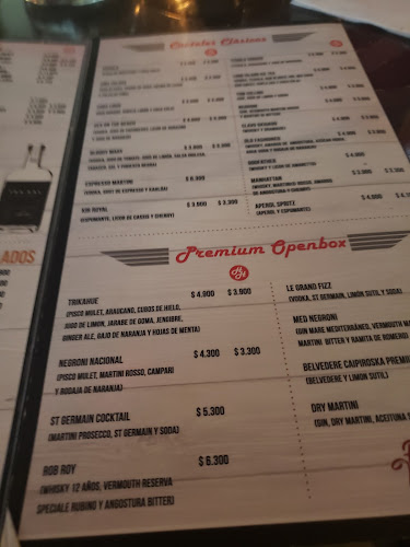 open box bar restaurante - Ñuñoa