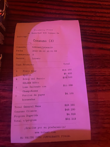 Picadelly Restaurante - Gastronomía y hostelería