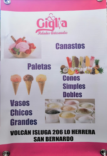 Helados artesanales Giglia - San Bernardo