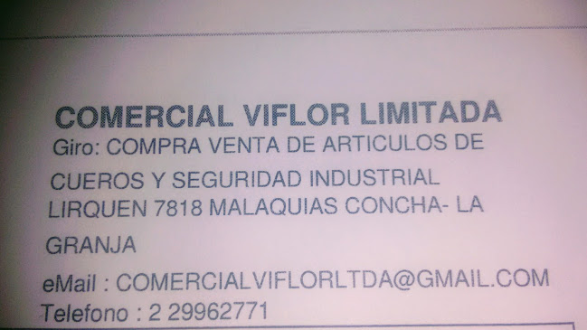 Reviews of Comercial Viflor Limitada in La Granja - Gastronomía y hostelería