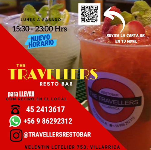 Opinii despre The Travellers Resto Bar în Villarrica - Gastronomía y hostelería