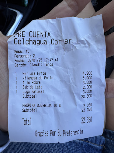 Colchagua Corner - Gastronomía y hostelería