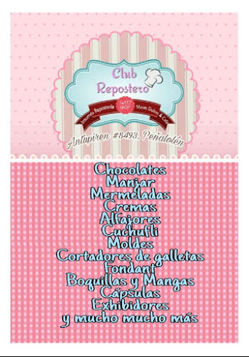 Club Repostero Peñalolén - Insumos Repostería - Gastronomía y hostelería
