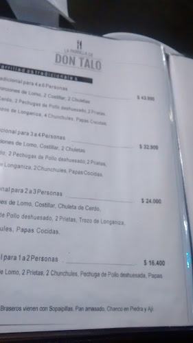 La Parrilla de Don Talo - Gastronomía y hostelería