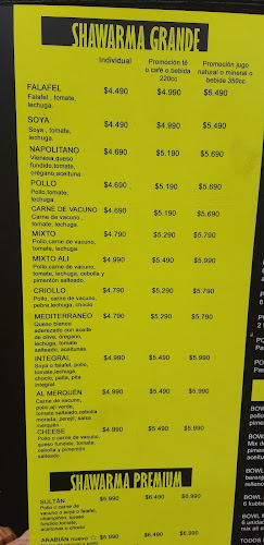 Ali Kebab Viña del Mar Open Times