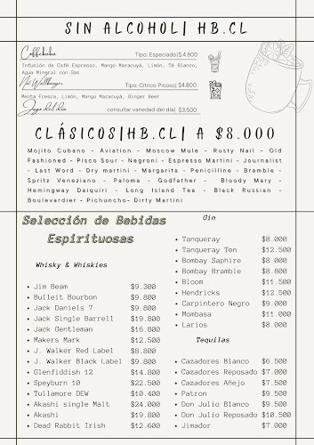 Opinii despre Hiddenbar.cl în Santiago - Gastronomía y hostelería