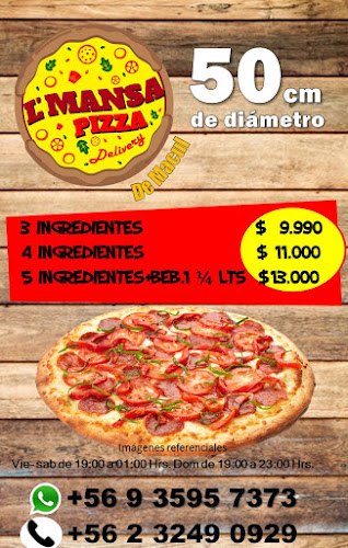 Pizzería L´Mansa Pizza de Macul - Quilicura